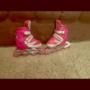 Girls Small light up roller skates